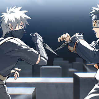 Gojo and Kakashi 4k wallpaper