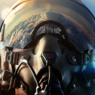 Pilot helmet wallpaper