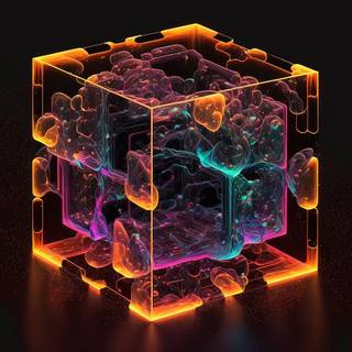 Hypercube wallpaper