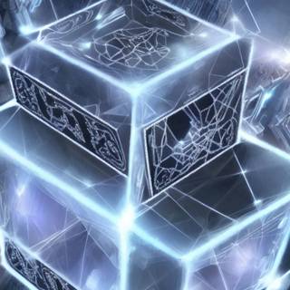 Hypercube wallpaper