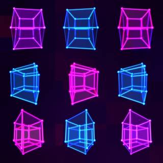 Hypercube wallpaper