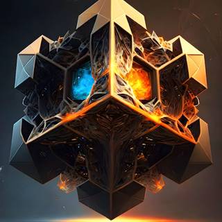 Hypercube wallpaper