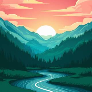 Phone illustration wallpaper