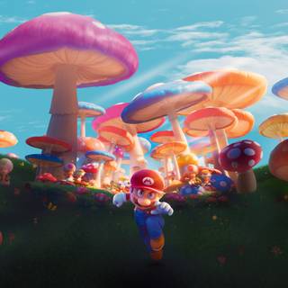 4k mushrooms wallpaper