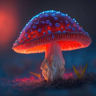 4k mushrooms wallpaper