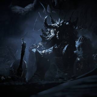 Dark demon 4k wallpaper