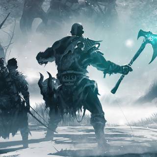 Kratos 4k desktop wallpaper