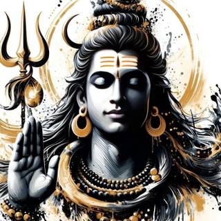 Lord Shiva AI wallpaper
