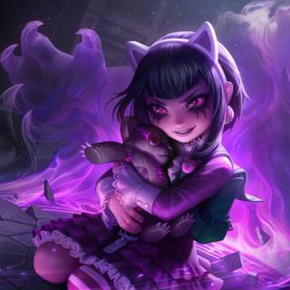 Goth girl 4k wallpaper