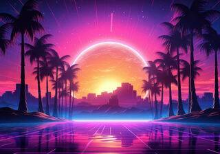 Chill sunset wallpaper