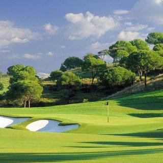 Golf course iPhone wallpaper