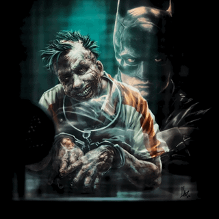 Batman and Joker phone wallpaper