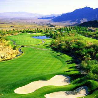 Golf course iPhone wallpaper