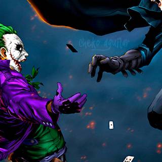 Batman and Joker phone wallpaper