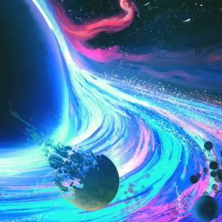 Blackhole iPhone wallpaper