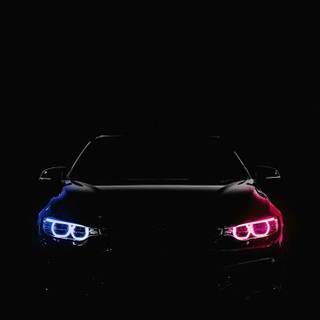 BMW headlight phone wallpaper