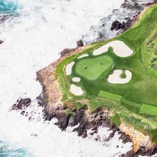 Golf course iPhone wallpaper