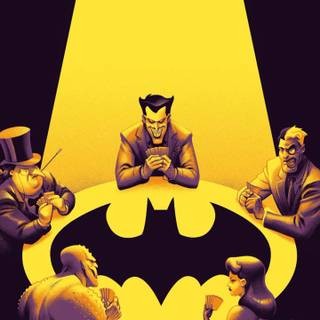 Batman and Joker phone wallpaper