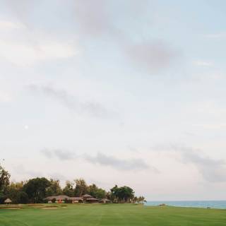 Golf course iPhone wallpaper