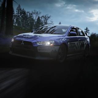 Mitsubishi Lancer Evo phone wallpaper