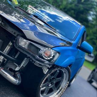 Mitsubishi Lancer Evo phone wallpaper