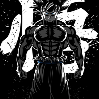 Goku dark phone wallpaper