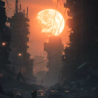 Dystopia phone wallpaper