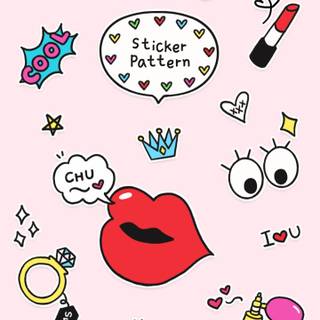 Phone stickers wallpaper