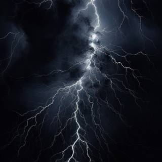 Thunder sky phone wallpaper