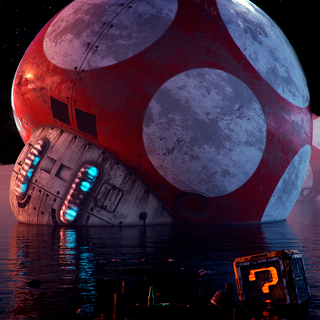 Dystopian phone wallpaper