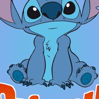 Cute iPhone Stitch wallpaper