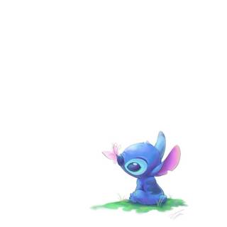 Cute iPhone Stitch wallpaper