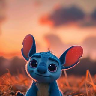 Cute iPhone Stitch wallpaper