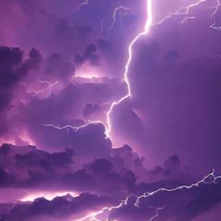 Thunder sky phone wallpaper