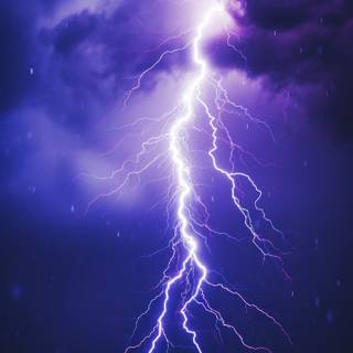 Thunder sky phone wallpaper