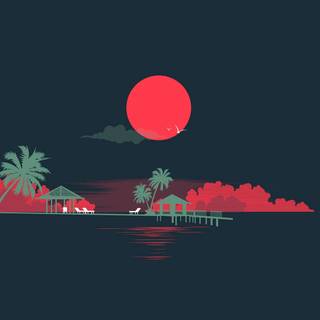 Phone illustration wallpaper