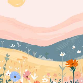 Phone illustration wallpaper