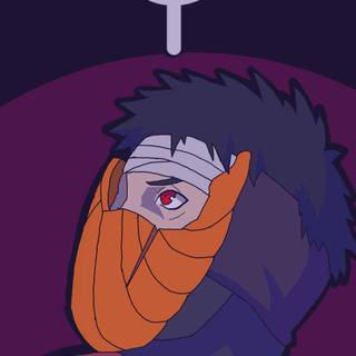 Obito and Rin phone wallpaper