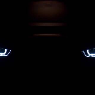 BMW headlight 4k wallpaper