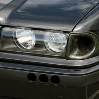 BMW headlight phone wallpaper