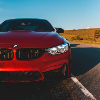 BMW headlight phone wallpaper