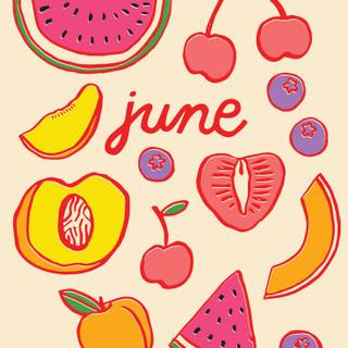 June iPhone wallpaper
