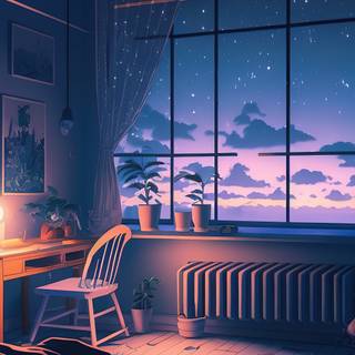 PC lofi wallpaper