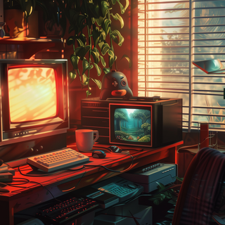 PC lofi wallpaper