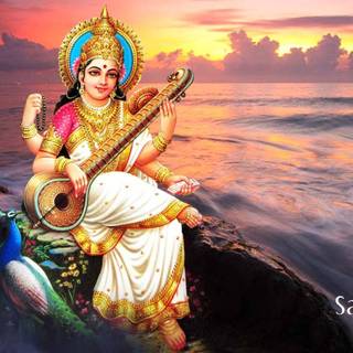 Saraswati PC wallpaper
