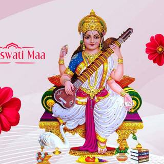 Saraswati PC wallpaper