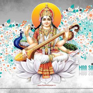 Saraswati PC wallpaper