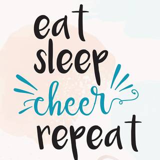 Eat Sleep Cheer wallpaper