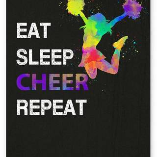 Eat Sleep Cheer wallpaper