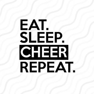 Eat Sleep Cheer wallpaper